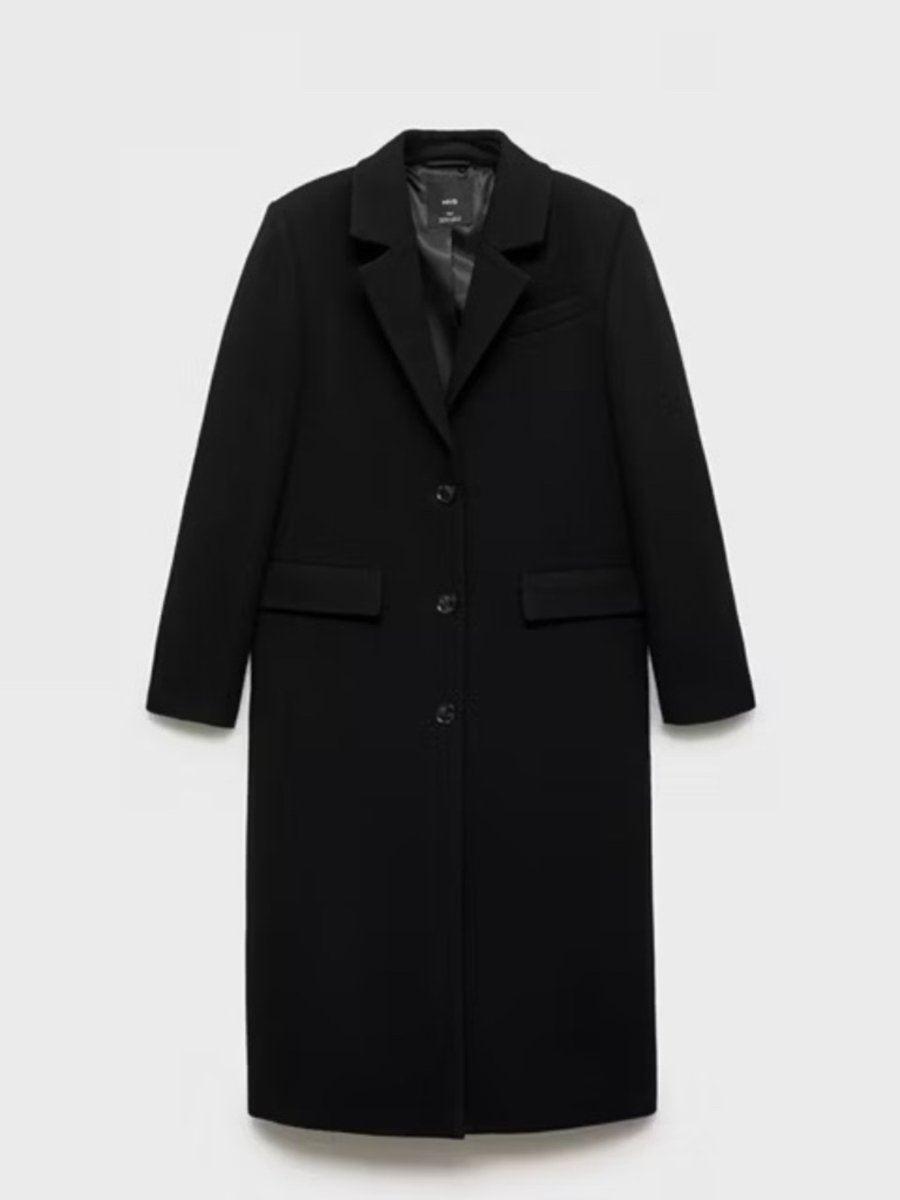 Long Structured Wool Coat